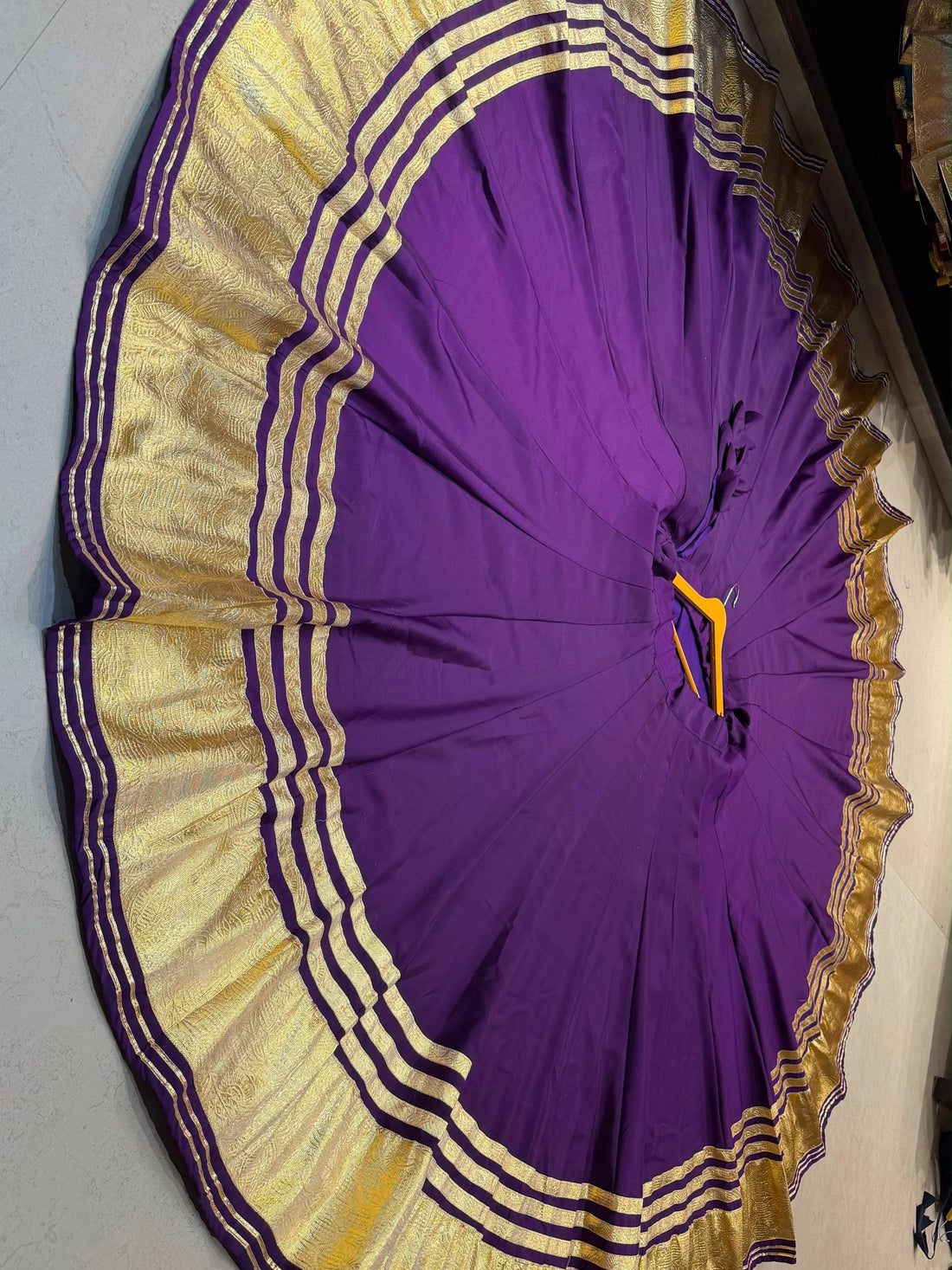 Pure Roman Cotton Silk 8+ Meter Flared Only Ethnic Skirt