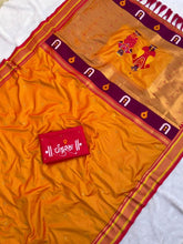 Bhakti Traditional Paithani Soft Silk Saree with Rich Vitthal Rakhumai Pallu