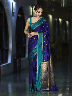 Banarasi Handloom Semi-Silk Saree
