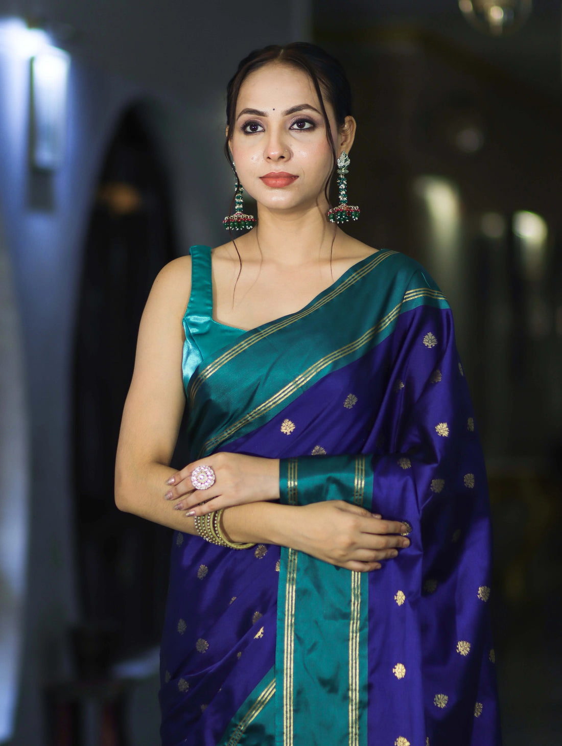 Banarasi Handloom Semi-Silk Saree