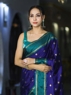 Banarasi Handloom Semi-Silk Saree