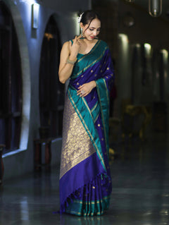 Banarasi Handloom Semi-Silk Saree
