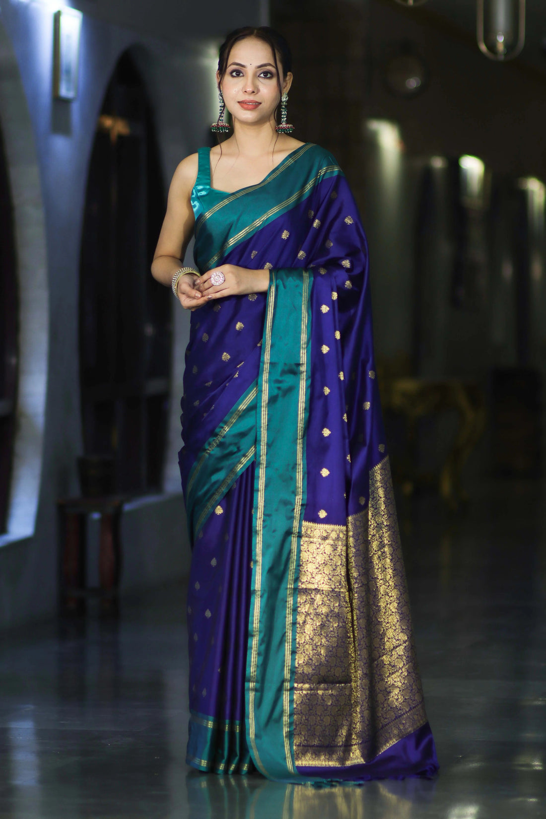Banarasi Handloom Semi-Silk Saree