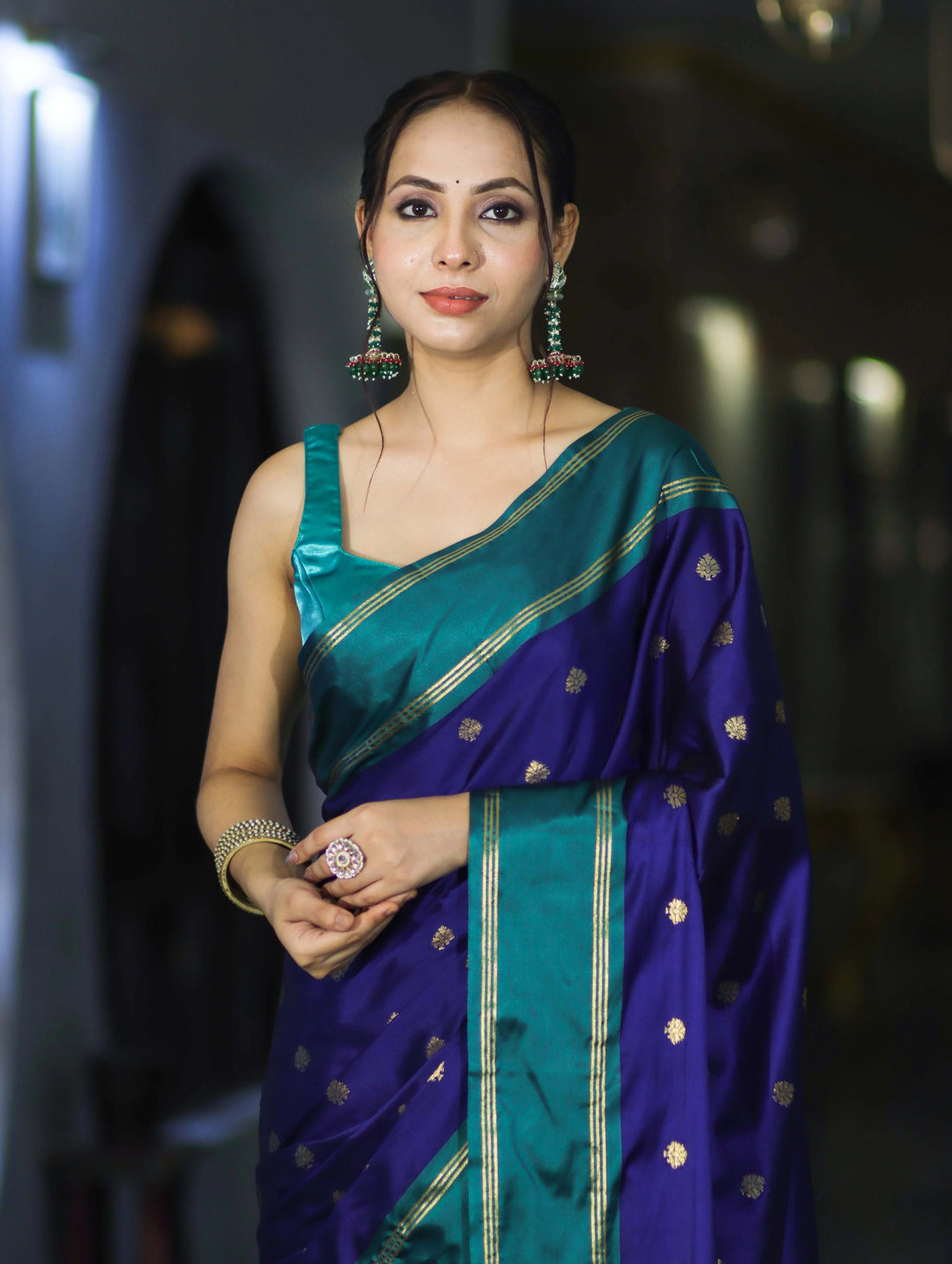 Banarasi Handloom Semi-Silk Saree