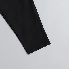 Black Velvet Cotton Silk Kurta Set