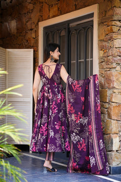 Cotton Violet Whimsy Suit Set