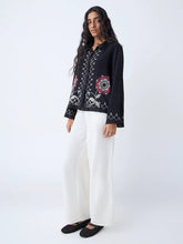Black Floral Bombay Paisley Shirt