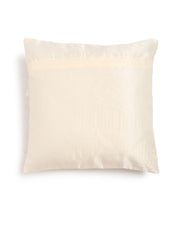 Off White Embellished 2-Piece Cushion Covers