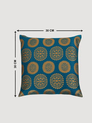 Multicoloured Zari Ethnic 5-Piece Cushion Covers
