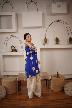 Mehfil Short A-line Kurta Pant Set
