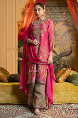 Blush Pink Tissue Elegance Suit Set