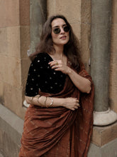 Black Velvet Sitara Padded Blouse