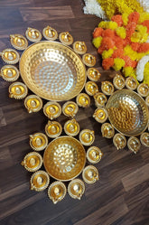 Diya Urli Iron Bowl for Home Decor