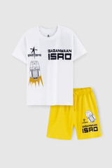 ISRO Gaganyaan Kids Shorts Set