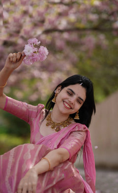 party wear half saree