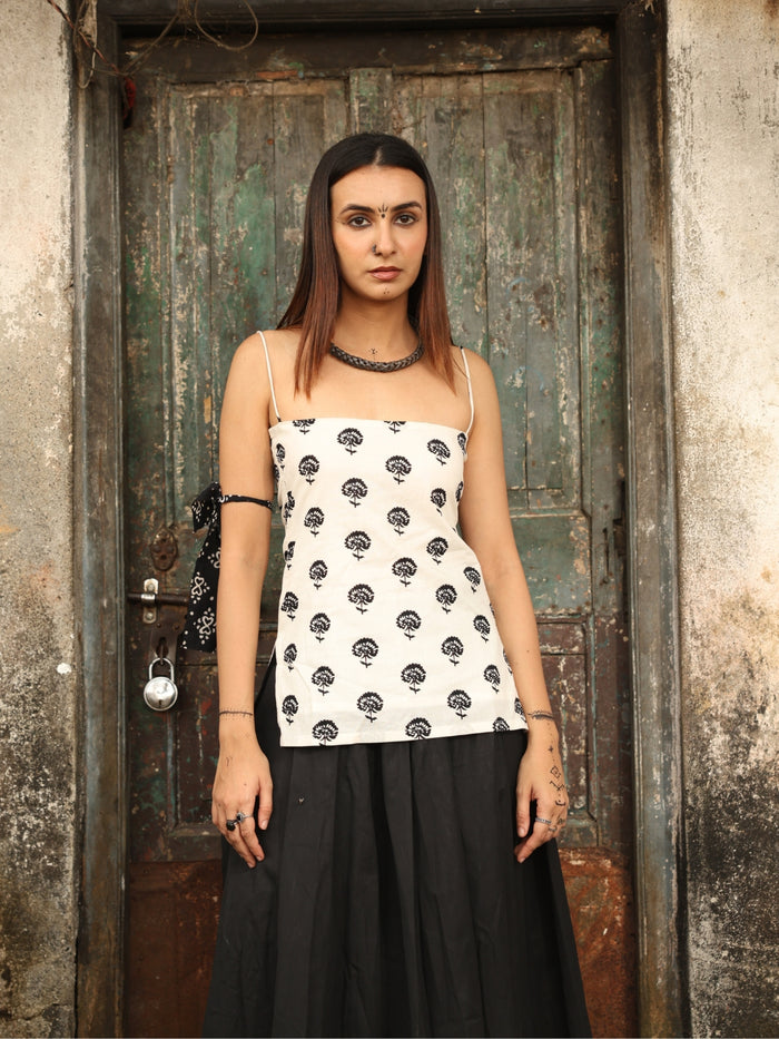 Jill Corset Backless Short Kurti
