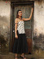 Noodle strap kurti top