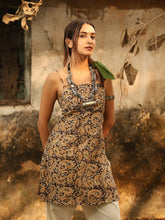 Kalamkari Corset Kurti with Straps