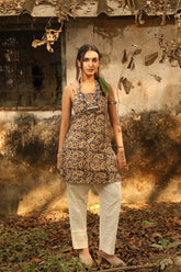 Natural dyed cotton kurti