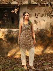 Natural dyed cotton kurti
