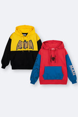 Spider-Man & Batman Hoodies Pack for Kids