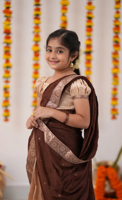 girls half saree set