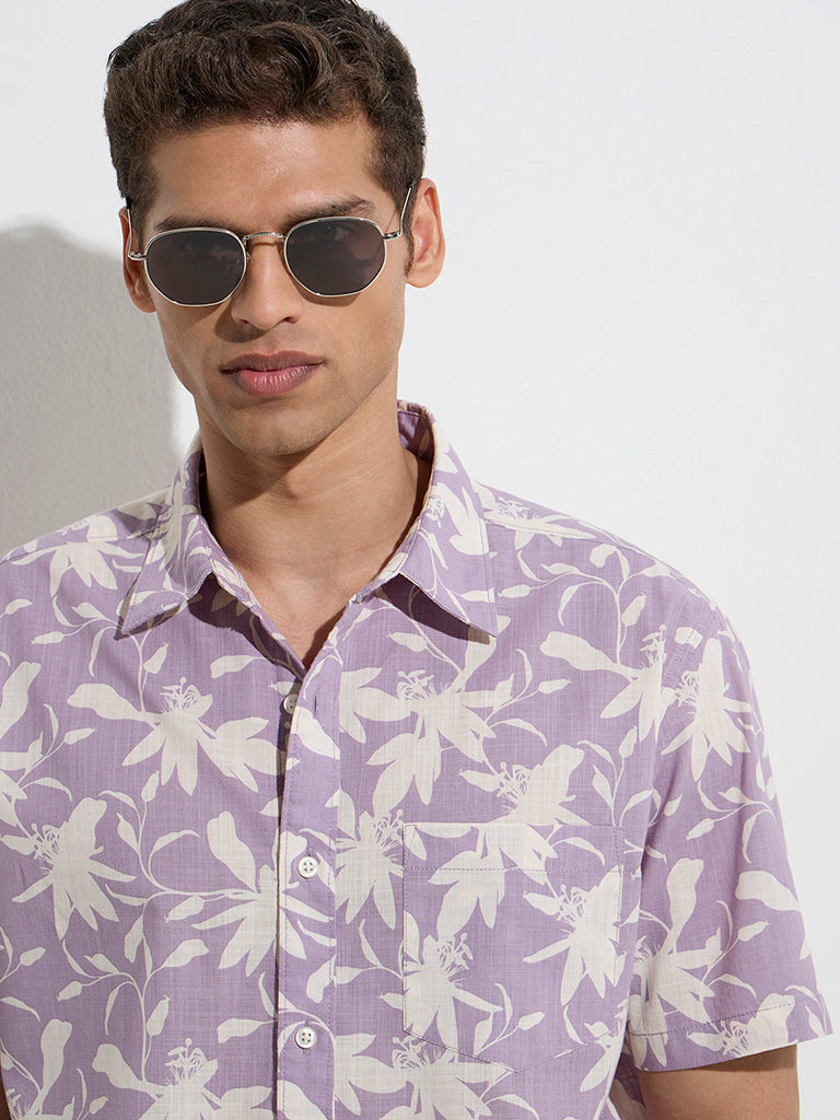 Relaxed fit floral shirt