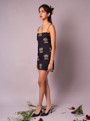 Cotton corset mini dress