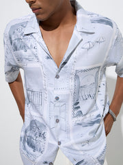 Light grey casual shirt