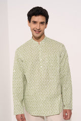 Printed ethnic wear for men