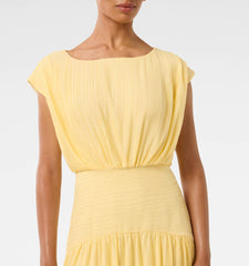 petite plissé dress