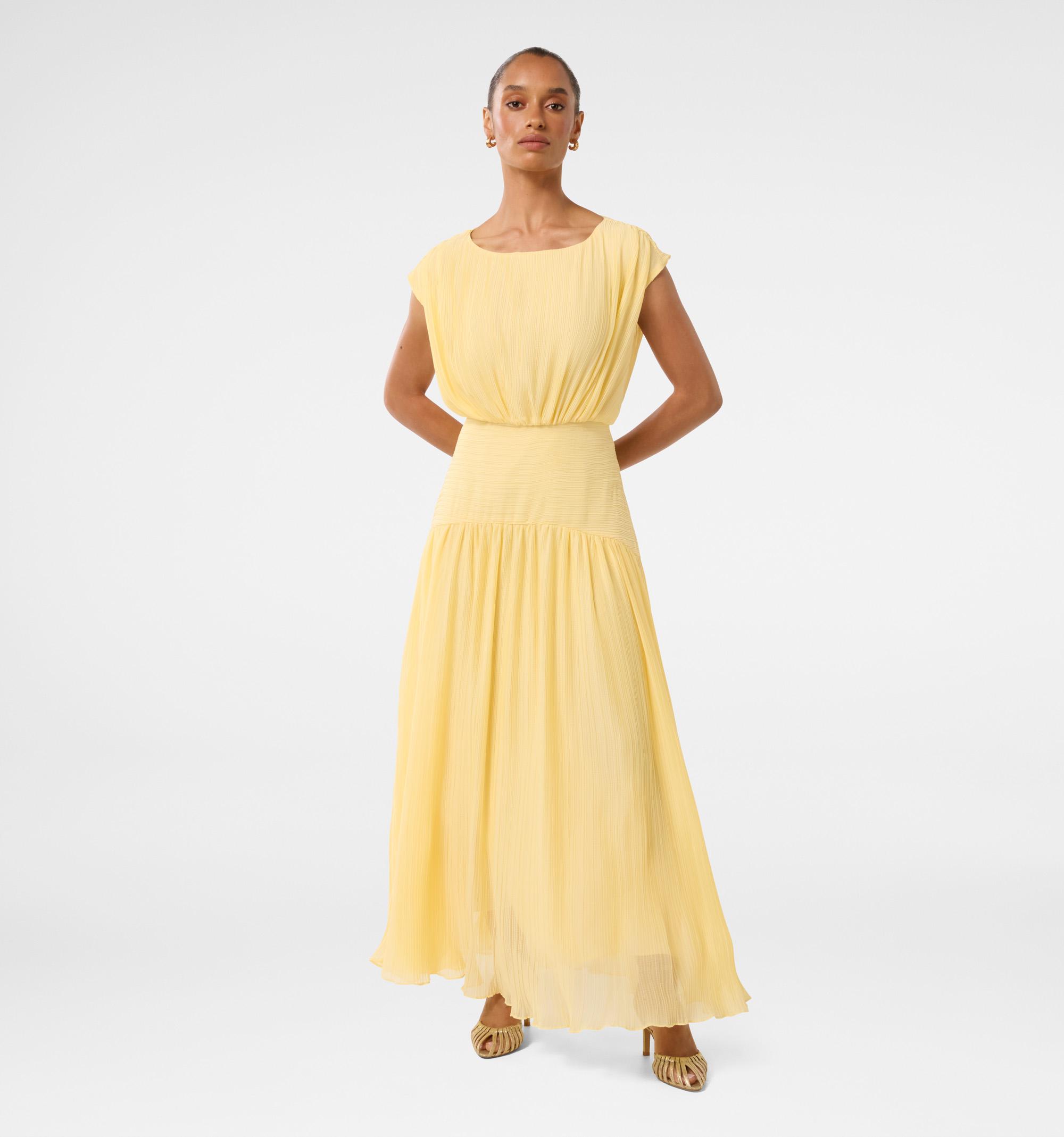 Lila Petite Crinkle Maxi Dress