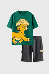 The Lion King Boys Sunset Shorts Set