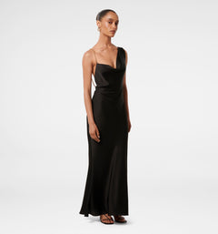 chain strap maxi dress