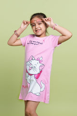 Marie Aristocats Pink Dress for Girls