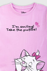 Pink cotton dress for girls