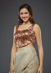 Brocade blouse designs