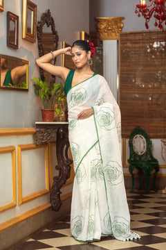 breathable summer saree