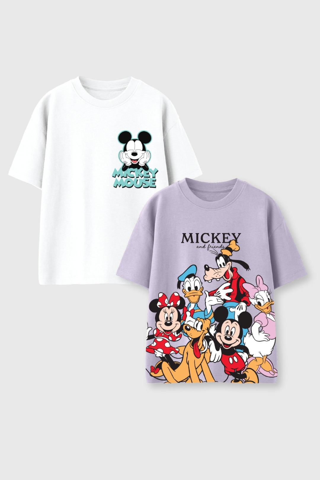 Mickey & Friends T-Shirt Pack for Kids Pack of 2 Unisex