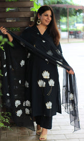 Midnight Handbrush Women's Suit Set