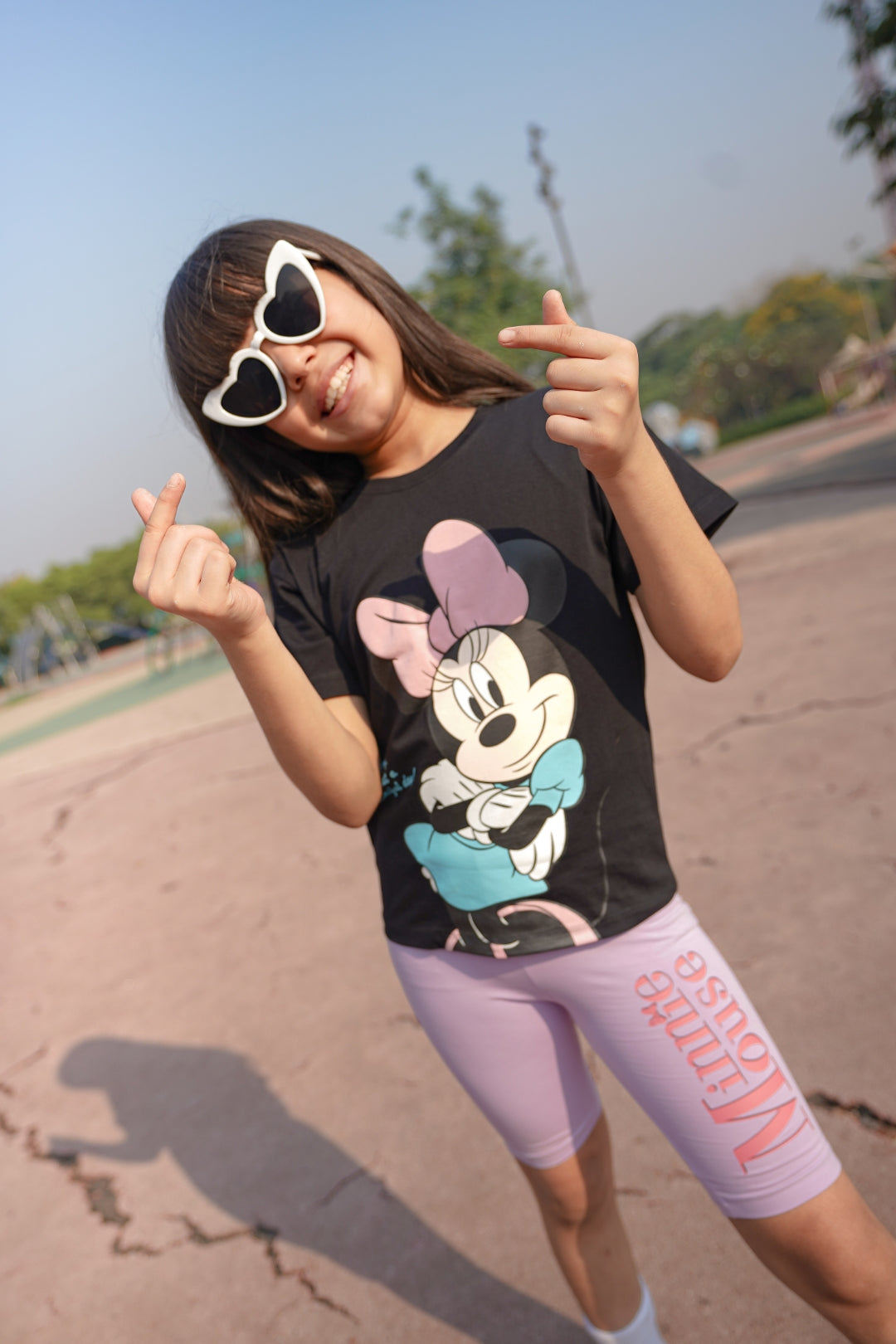 Minnie Cycling Shorts Set Girls