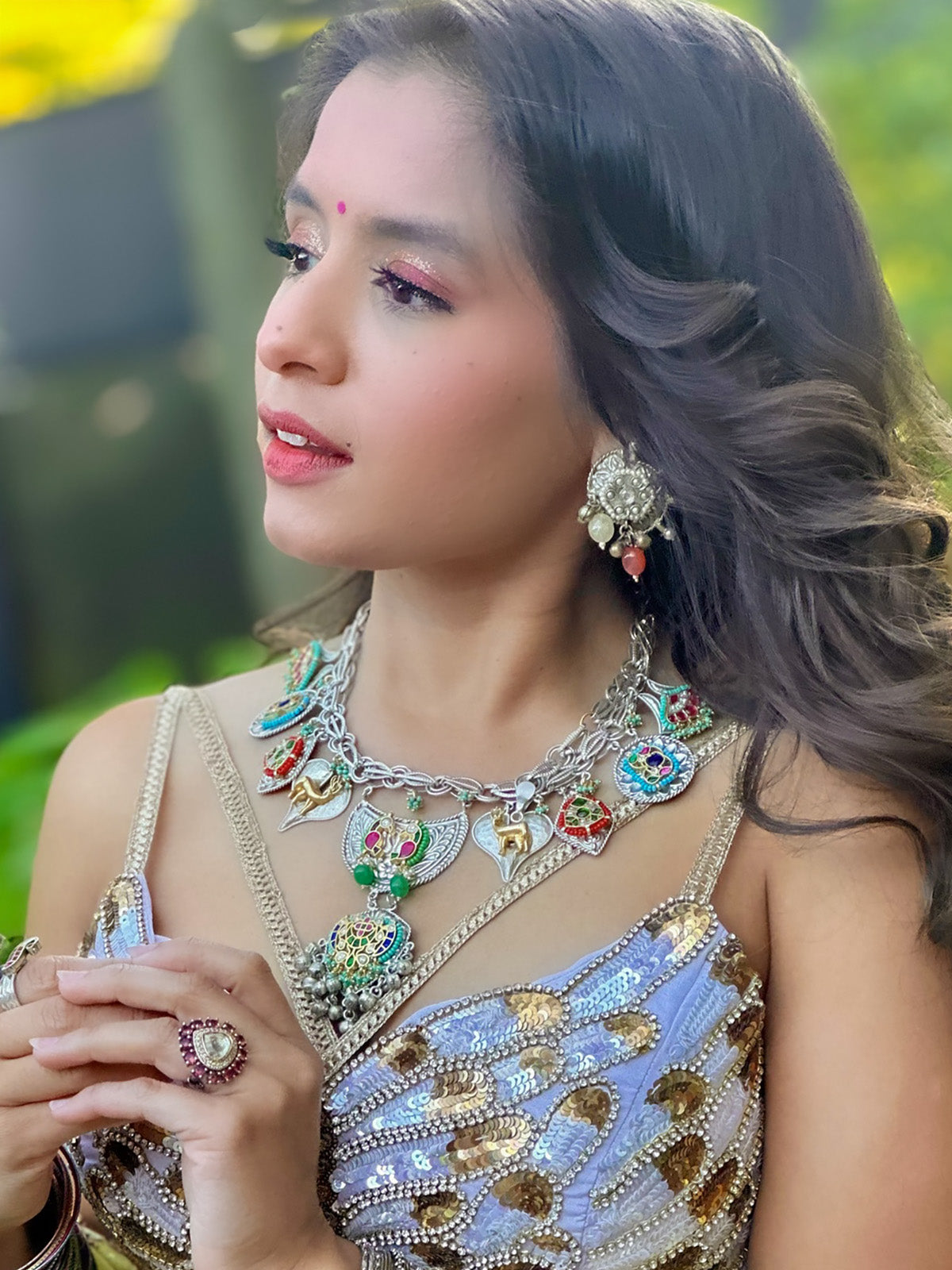 Multicolor Tribal Necklace