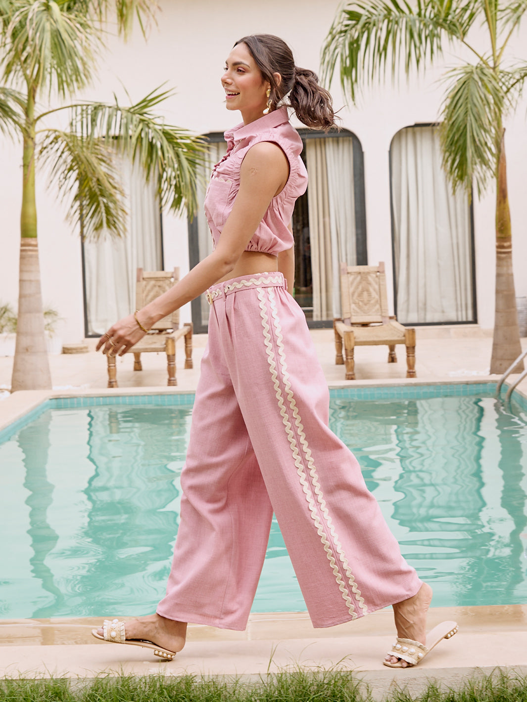Namsan Pink Summer Co-ord Set