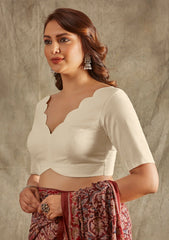 Off white cotton blouse