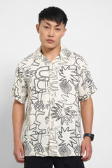 Relaxed fit printed shirt