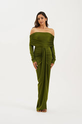 stretchable gown dress