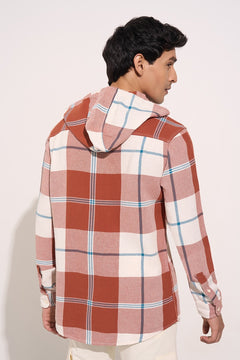 Slim fit checked shirt