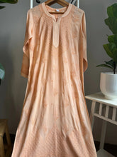 Orange Modal Chikankari Cotton Kurti