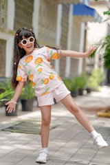 fruity print kids clothing