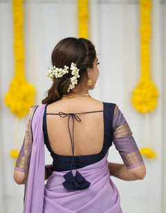 Festive cotton half saree for ladies